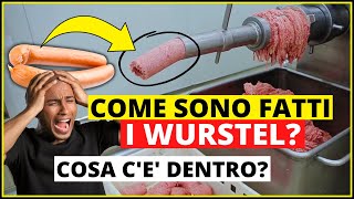 ECCO COSA CE DENTRO I WURSTEL  Come sono fatti i wurstel Come sono fatti gli hot dog [upl. by Noruq]