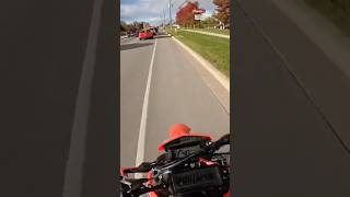 Bike Lane menace dualsport crf300l shorts bikelife moto [upl. by Enrak513]