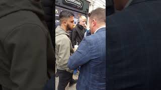 Tommy Robinson covered in milkshake for second time in two days [upl. by Joni130]