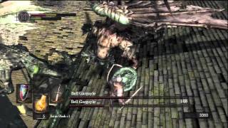 Dark Souls Bell Gargoyle Boss Fight Walkthrough Guide [upl. by Aohsoj]