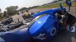 MOTORCYCLE CRASH amp FAIL COMPILATION 🔥 Ep 1 [upl. by Marcie817]