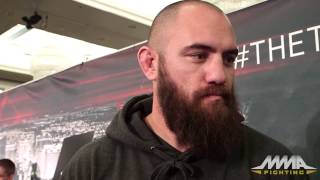 UFC 181 Travis Browne Thankful for Fabricio Werdum Loss [upl. by Anurb611]