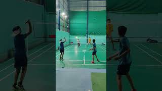 beginners batch standing stocks  drop amp lift  backhand badminton agility crossfit action [upl. by Nilecoj64]