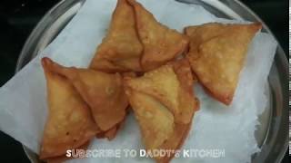 How to make samosa recipe in Hindi  Samosa Recipe easy and simple  Daddys Kitchen [upl. by Tymothy]