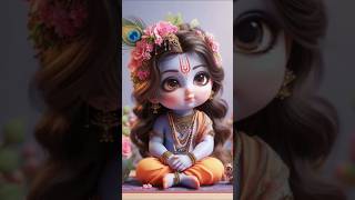 Jai shree Krishna ❤️🙏 Radhe Radhe 👣🦚😍radhakrishna viralshorts [upl. by Ocramed]