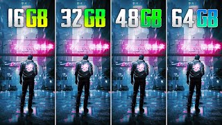 16GB vs 32GB vs 48GB vs 64GB  How Much RAM Do You Need for Gaming [upl. by Kcirdorb]