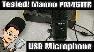 Tested Maono PM461TR USB Mic with Screencastify and a Chromebook [upl. by Yve]