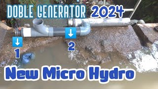 Micro Hydro Terbaru 2024 Dari Pipa 4 inc [upl. by Haorbed431]