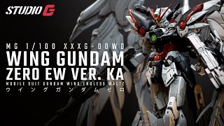 GUNPLA CUSTOM BUILD  MG WING GUNDAM ZERO EW VER KA [upl. by Jollenta]