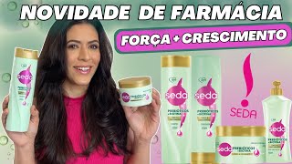 SEDA PREBIÓTICOS  BIOTINA  Shampoo e Máscara RESENHA COMPLETA EM CABELO ALISADO  Larisse Gama [upl. by Einahpit]