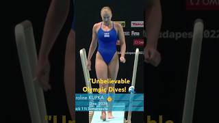 Karolina Sofia Kupka Best Diving Moments  Olympic Athlete Highlights 🇧🇻 [upl. by Neelloj]