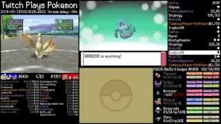 Bronzor evolves into Bronzong  Twitch Plays Pokemon Official Highlights Platinum [upl. by Anerbes602]