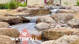 12 Pondless Waterfall in Arizona Backyard Wait until you see this COMPLETE backyard MAKEOVER [upl. by Kaitlynn]