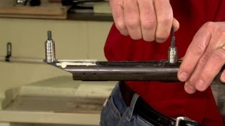 How to Pillar Bed a Rifle Stock Presented by Larry Potterfield  MidwayUSA Gunsmithing [upl. by Shelbi371]