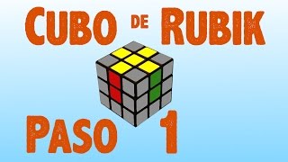 Resolver cubo de Rubik Paso 1 [upl. by Annissa]