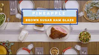 How To Make a Pineapple Brown Sugar Glazed Ham  Perfect Holiday Recipe [upl. by Housen]