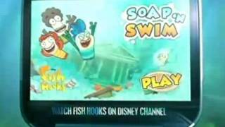 Fish Hooks  Games Promo  quotSoap N Swimquot and quotCatapulChaosquot  others [upl. by Dlawso326]