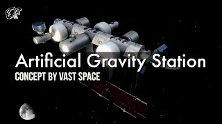 Artificial Gravity Station Concept By Vast Space [upl. by Etnovahs]