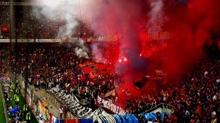 Fans FC Basel vs FC St Gallen  02062017 [upl. by Arreic92]