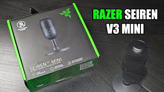 UNBOXING  RAZER SEIREN V3 MINI [upl. by Draw836]