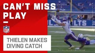 Adam Thielens Insane Diving Catch from Kirk Cousins [upl. by Madonna828]