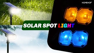 Best Solar Spotlight RGB Landscape Lights Enhancing Performance through Color Change [upl. by Ranite]