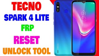 Tecno Spark 4 Lite FRP  Tecno BB4K FRP Remove Done By Unlock Tool  Umar Mobile [upl. by Lanti]