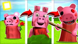 JAK SE PRASÁTKO PIGGY MĚNILO A REÁLNĚ STÁRNULO V MINECRAFTU  🐷 [upl. by Theurer436]