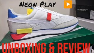 Unboxing Puma Future Rider Neon Play ▶️ [upl. by Oirom]