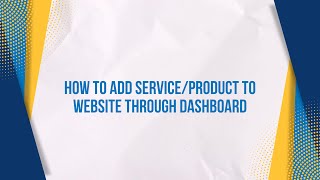 How to add serviceproduct to website through dashboard  Social Kit [upl. by Onailil]