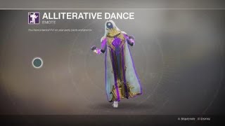 Destiny 2 Alliterative Dance  Pikotaro quotPPAPquot [upl. by Cockburn]