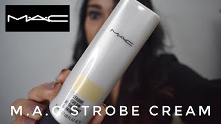 MAC STROBE CREAM  REVIEW amp SWATCH [upl. by Trebron]