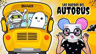 Las Ruedas del Autobus  Halloween  Canciones Infantiles de Halloween  Wheels on the Bus [upl. by Sitsuj]