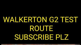 WALKERTON G2 TEST ROUTE WITH STREETS NAMES DESI CANADIAN VLOGGER [upl. by Nodab]