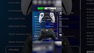 BEST Controller SETTINGS  Aimbot 🎯 fortnite shorts [upl. by Yuu785]