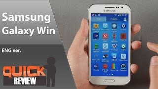 EN Samsung Galaxy Win Quick Review [upl. by Gayl215]