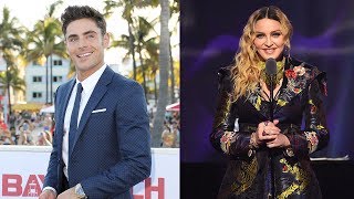 Zac Efron SPILLS On The Time He Got Super Close To Madonna [upl. by Goodspeed]