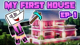 My First Minecraft House  Minecraft Survival 1  Prash Gaming [upl. by Laverne524]