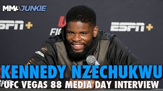 Kennedy Nzechukwu Not Taking Old Dog Ovince Saint Preux Lightly  UFC Fight Night 239 [upl. by Afra]