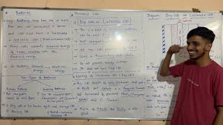 Goa Board Electrochemistry 15  Introduction to Batterie’s  Dry Cell or Leclanche Cell [upl. by Neersin993]