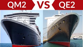 QM2 vs QE2  Is Queen Mary 2 or Queen Elizabeth 2 the ultimate ocean liner [upl. by Prud22]