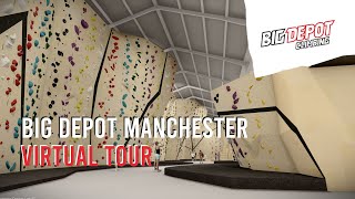 Plan views of one of the UKs biggest climbing walls BIG Depot Manchester [upl. by Sorazal]