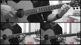 The Bards Song  Blind Guardian Acoustic CoverLesson With TABsScores [upl. by Lemak]