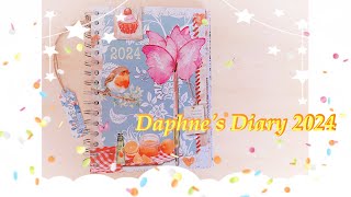 【紙物好き】Daphnes Diary 2024 [upl. by Nyrahs]