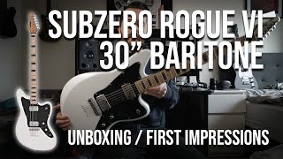 SubZero Rogue VI 30quot Baritone Polar White UNBOXING  FIRST IMPRESSIONS [upl. by Aggi]