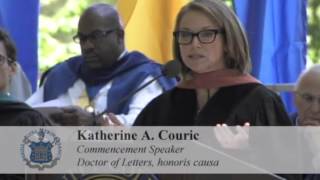 Katie Couric Commencement Address Trinity College Hartford Conn [upl. by Cheng]