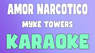 AMOR NARCÓTICO KaraokeInstrumental  Ovy On The Drums x Myke Towers [upl. by Ades]