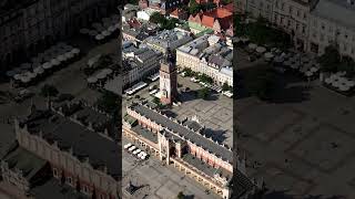 Rynek Główny w Krakowie 2024 r drone travel dji podróżepopolsce krakow [upl. by Ennalyrehc]