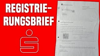 Sparkasse Registrierungsbrief Online Banking  Das müsst ihr machen [upl. by Ecirtnas]