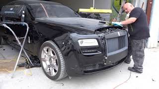 Bought wrecked RollsRoyce on Copart repair Part 3 pain in the a [upl. by Anyg709]